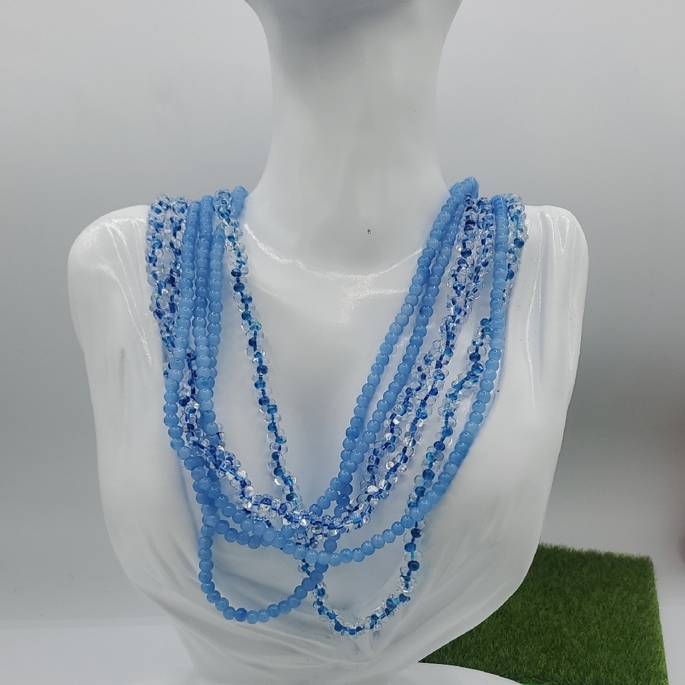 Talbots Ice Princess Crystal Necklace 24 Inch N3617